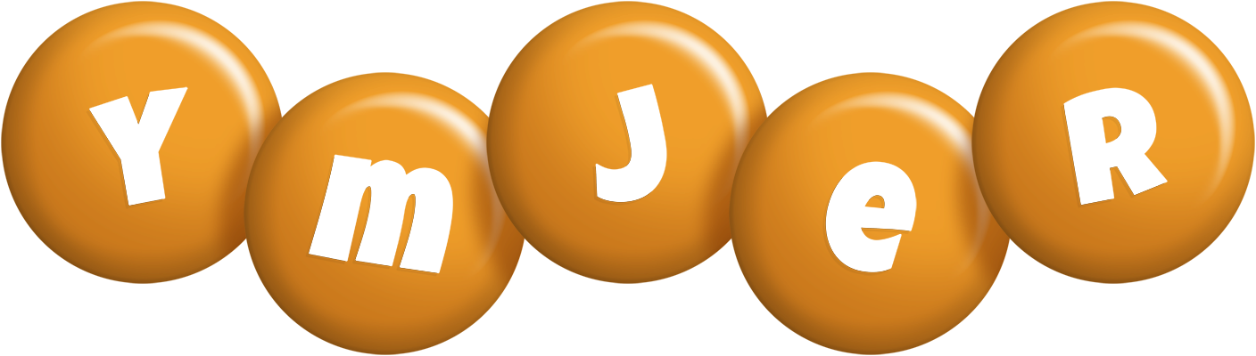 Ymjer candy-orange logo