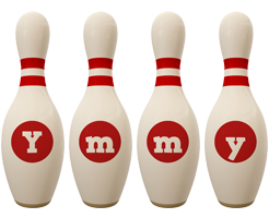 Ymmy bowling-pin logo