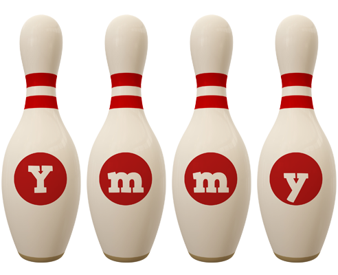 Ymmy bowling-pin logo