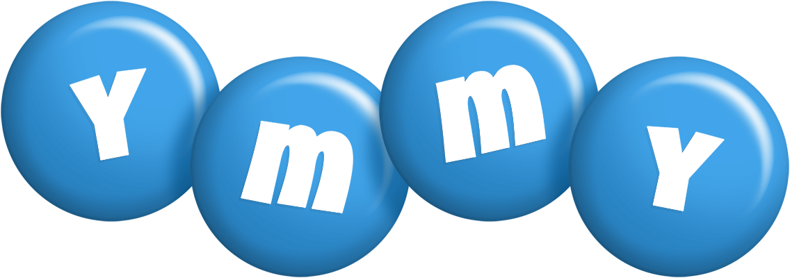 Ymmy candy-blue logo