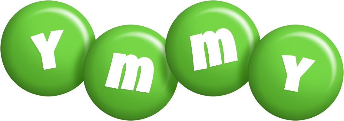 Ymmy candy-green logo