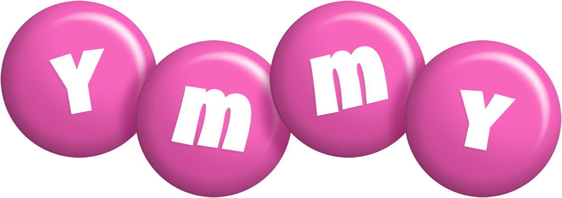 Ymmy candy-pink logo