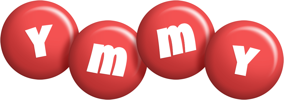 Ymmy candy-red logo