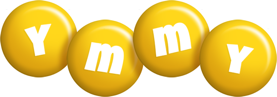 Ymmy candy-yellow logo