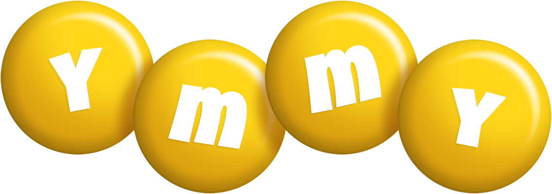 Ymmy candy-yellow logo