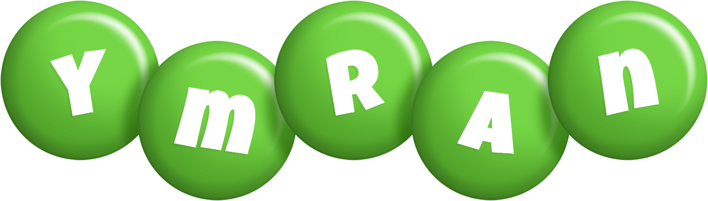 Ymran candy-green logo