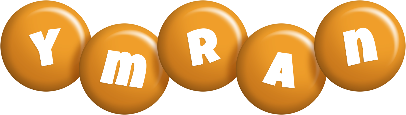Ymran candy-orange logo