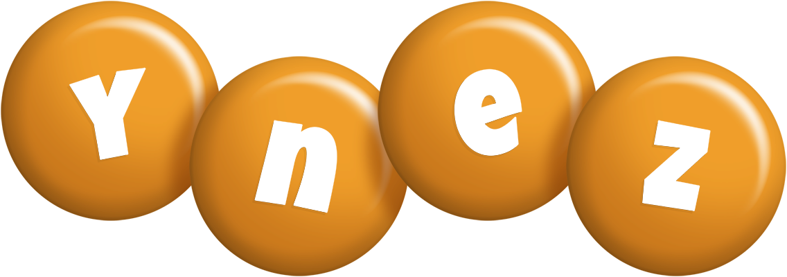 Ynez candy-orange logo