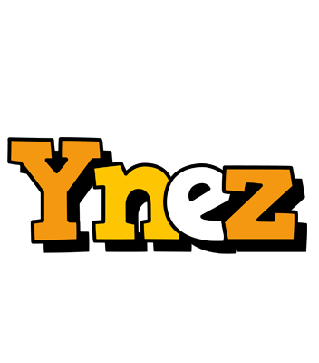 Ynez cartoon logo