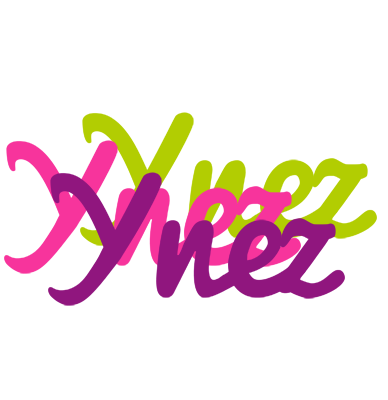 Ynez flowers logo