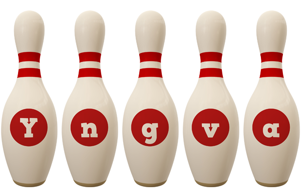 Yngva bowling-pin logo