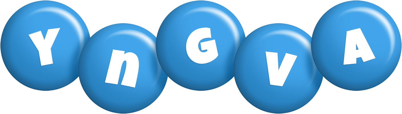 Yngva candy-blue logo
