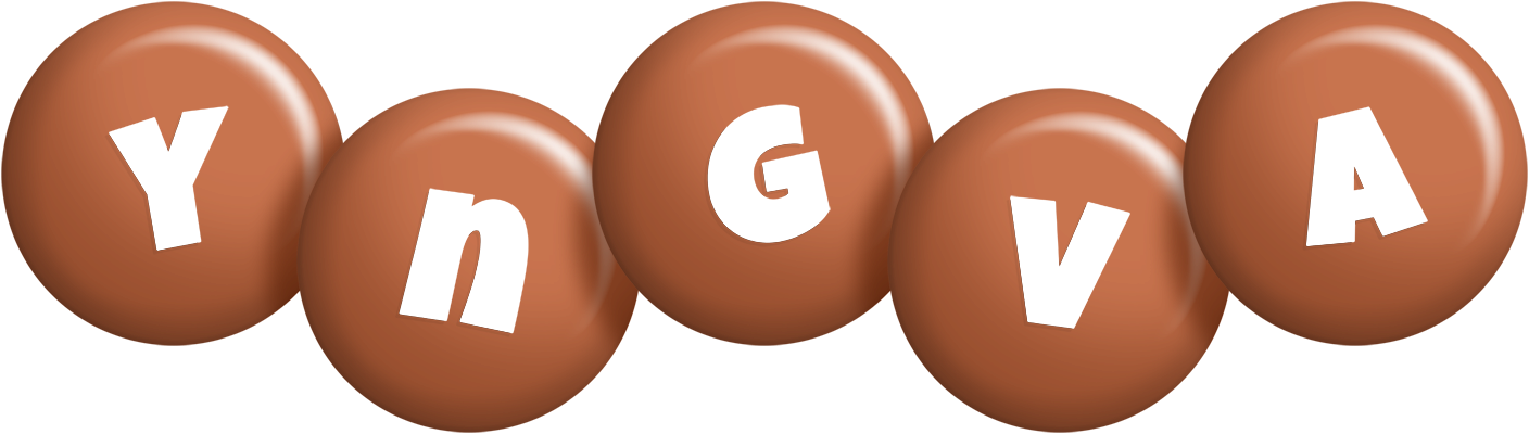 Yngva candy-brown logo