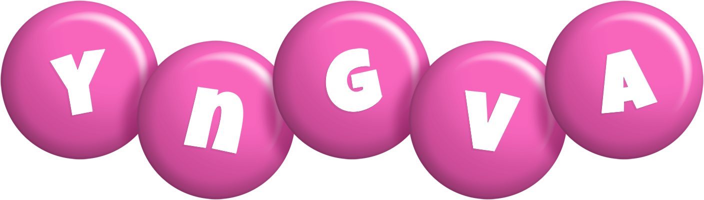 Yngva candy-pink logo