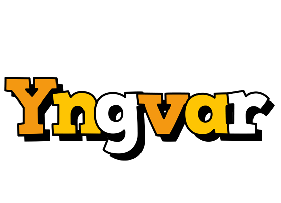 Yngvar cartoon logo