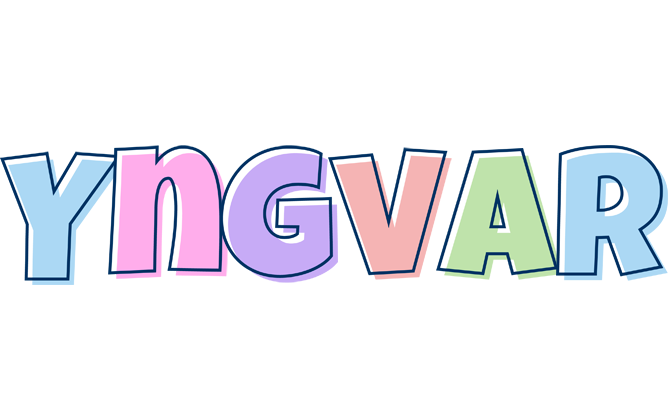 Yngvar pastel logo