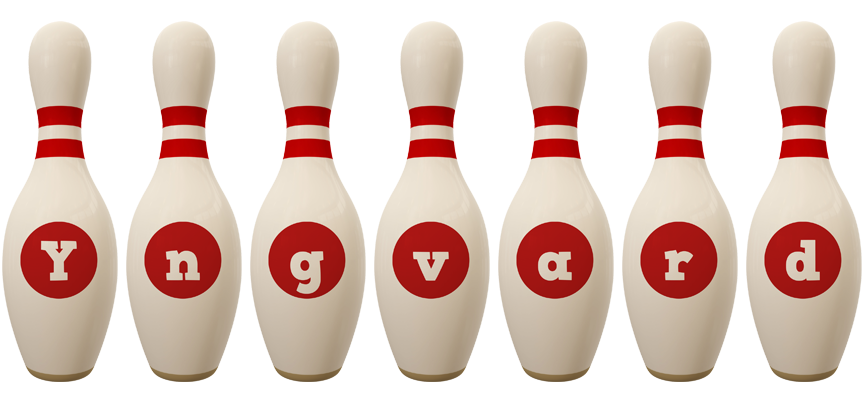 Yngvard bowling-pin logo