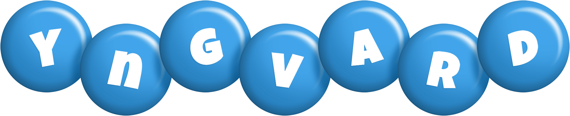 Yngvard candy-blue logo
