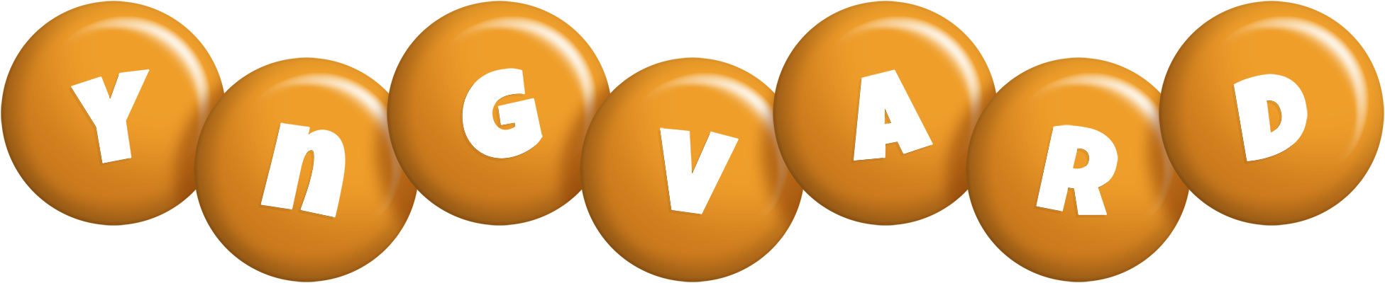 Yngvard candy-orange logo