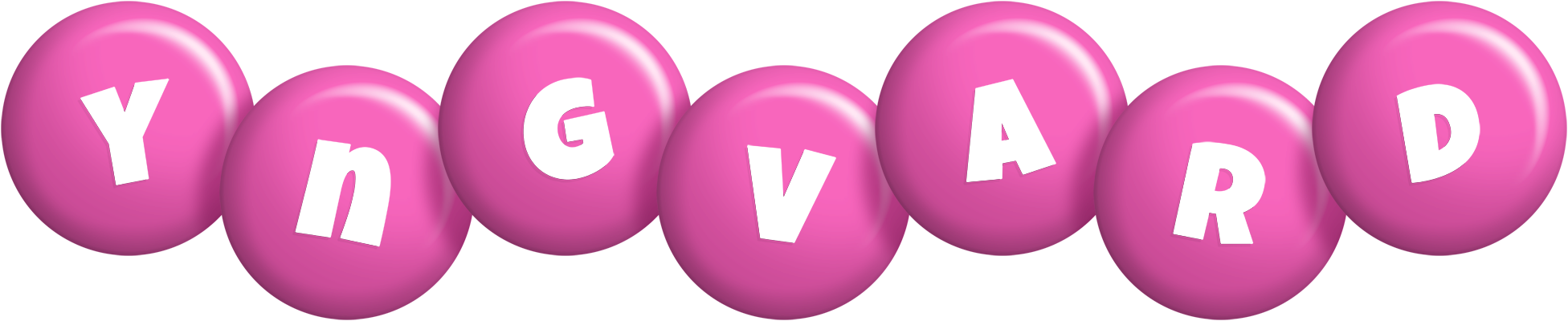 Yngvard candy-pink logo