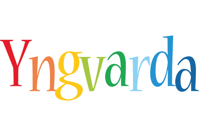 Yngvarda birthday logo