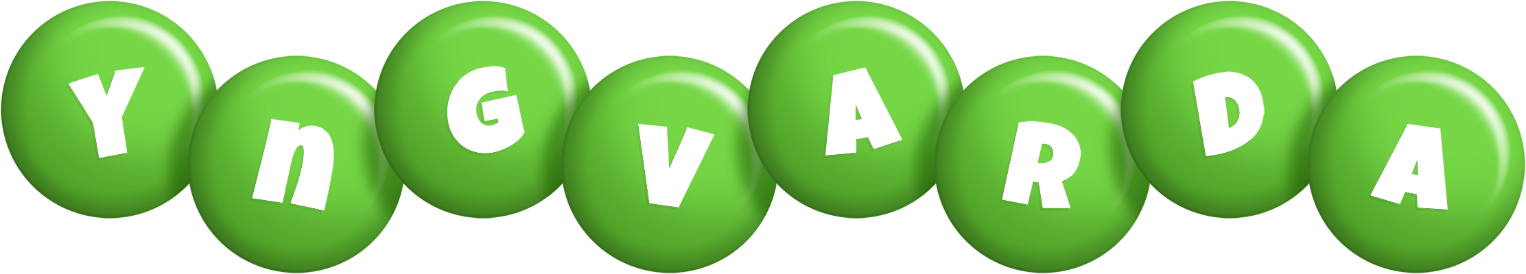 Yngvarda candy-green logo
