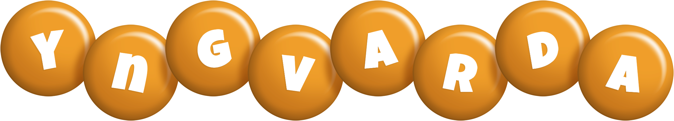 Yngvarda candy-orange logo