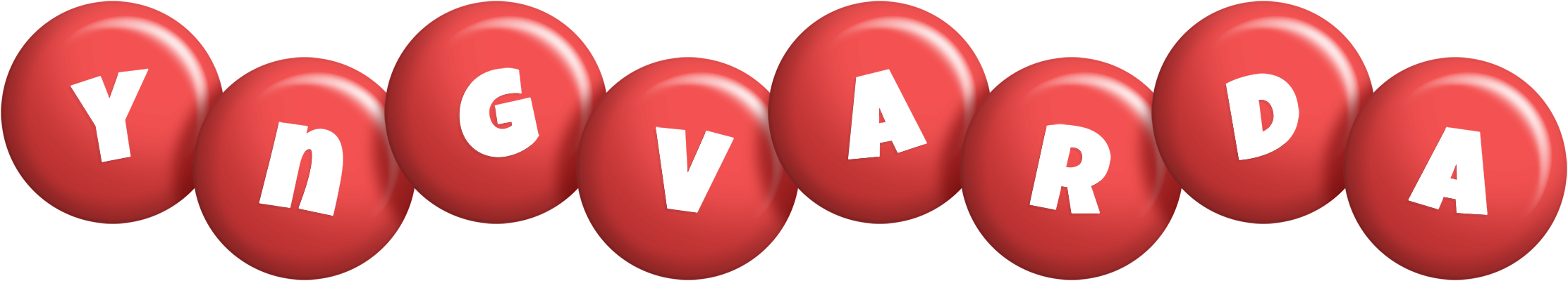 Yngvarda candy-red logo