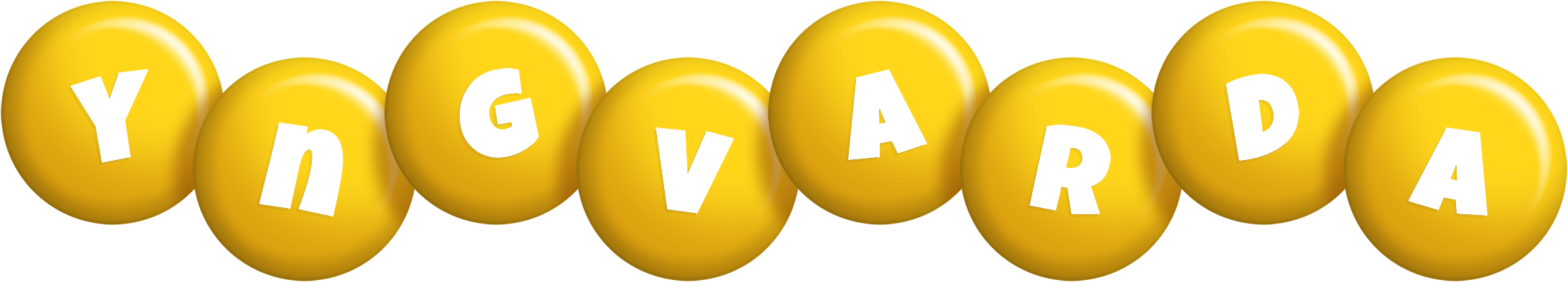Yngvarda candy-yellow logo