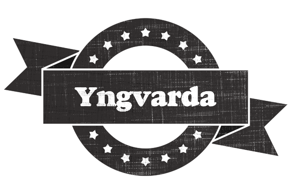 Yngvarda grunge logo