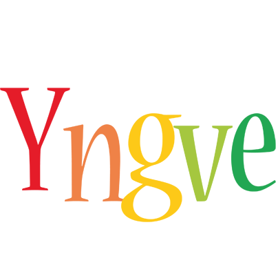 Yngve birthday logo