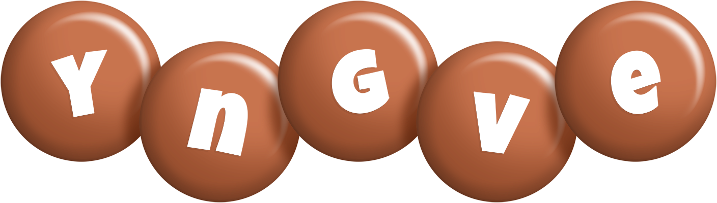 Yngve candy-brown logo