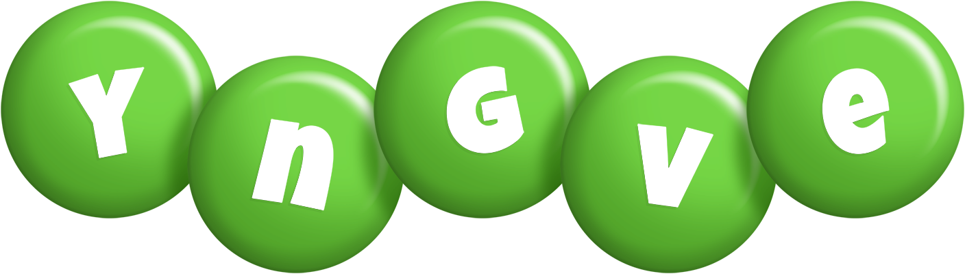 Yngve candy-green logo