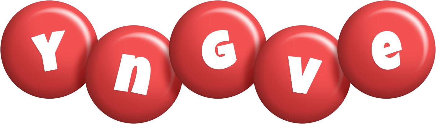 Yngve candy-red logo