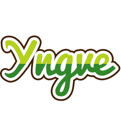 Yngve golfing logo