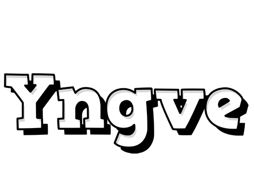 Yngve snowing logo