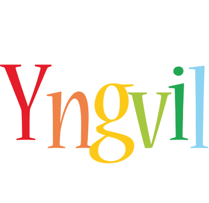 Yngvil birthday logo