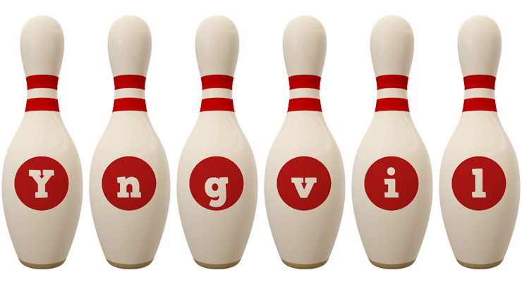 Yngvil bowling-pin logo