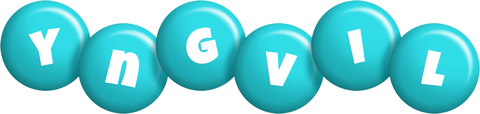 Yngvil candy-azur logo
