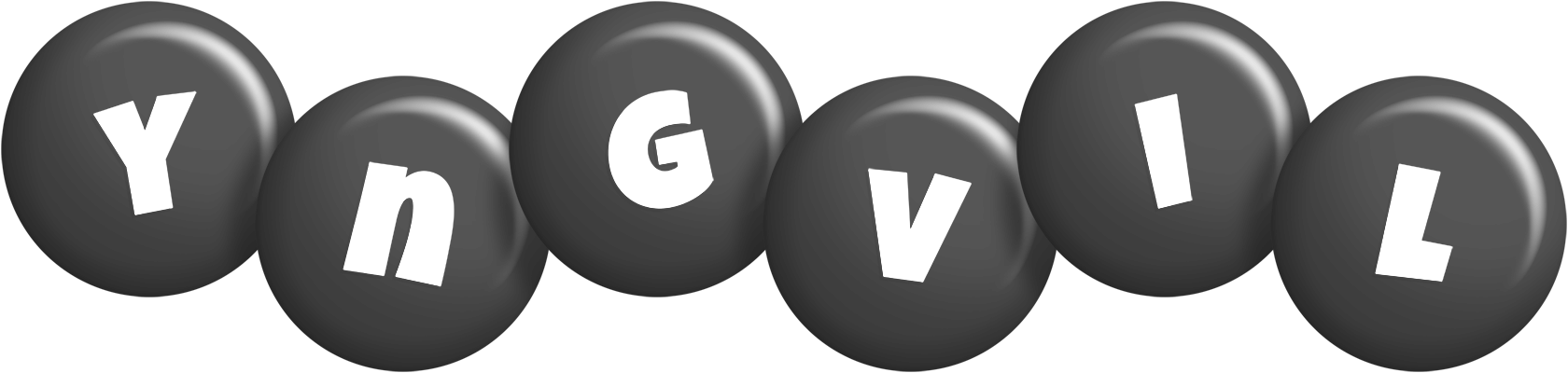 Yngvil candy-black logo