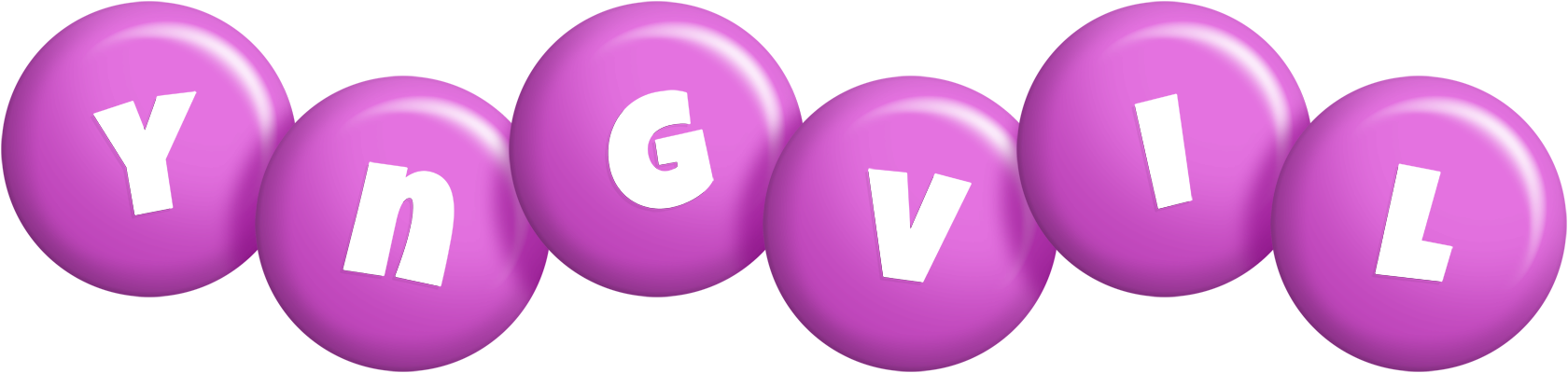 Yngvil candy-purple logo