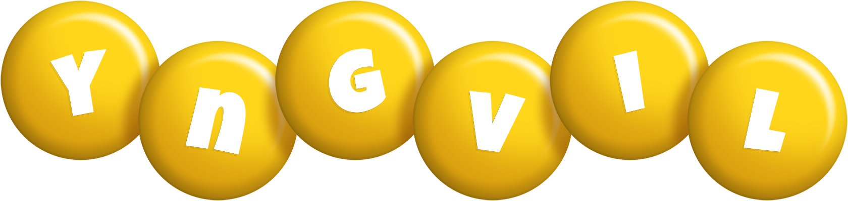 Yngvil candy-yellow logo
