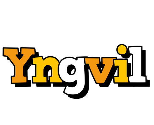 Yngvil cartoon logo