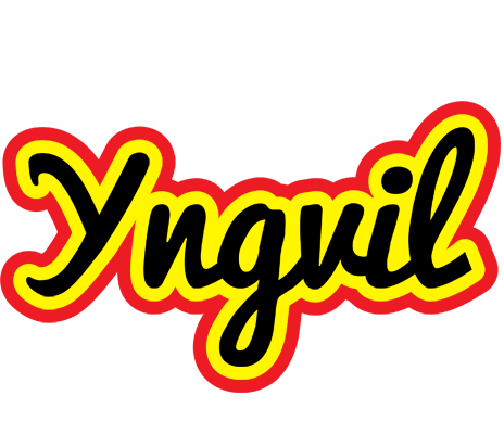Yngvil flaming logo