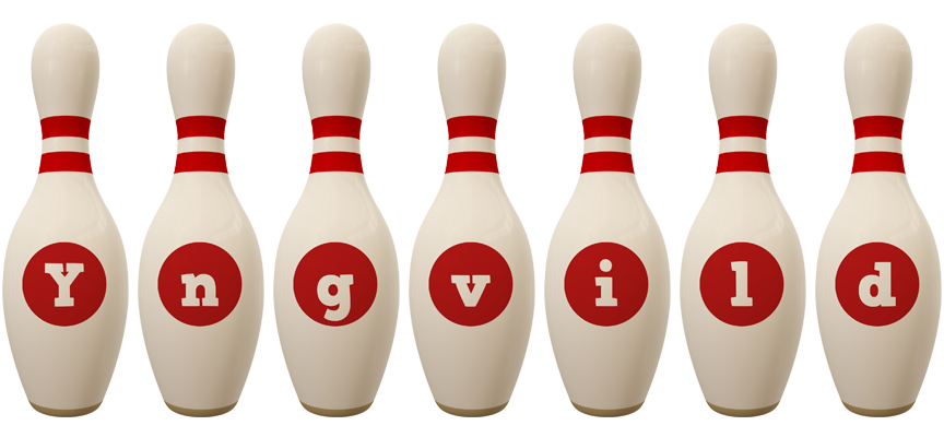 Yngvild bowling-pin logo