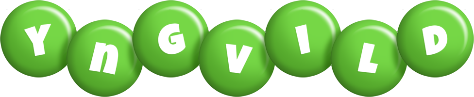 Yngvild candy-green logo