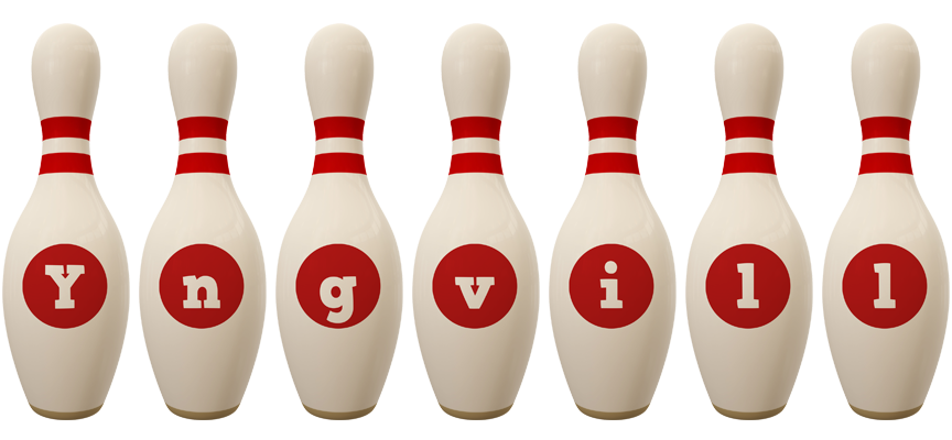 Yngvill bowling-pin logo