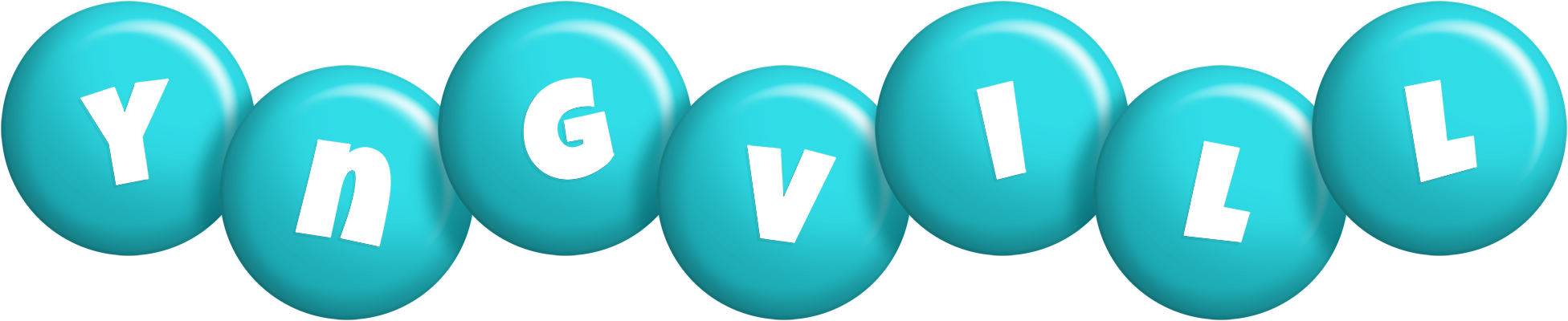 Yngvill candy-azur logo