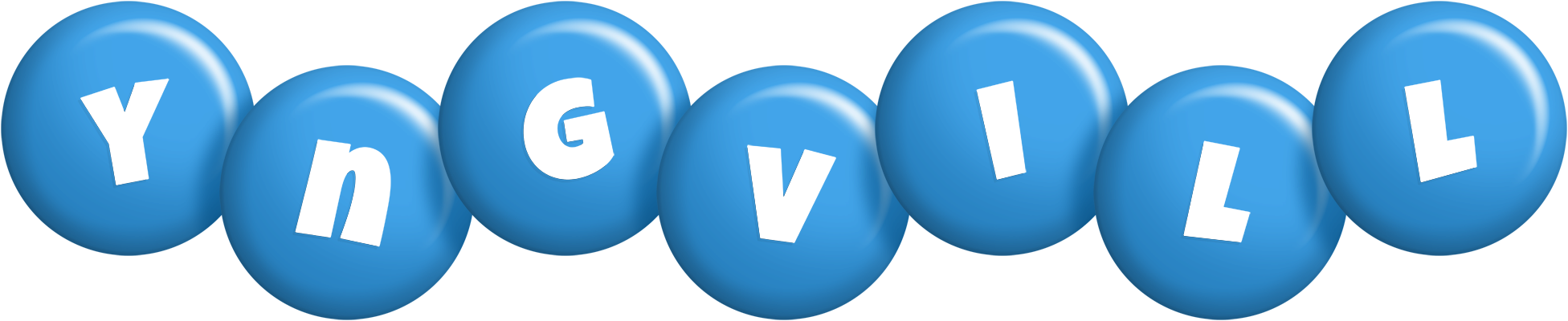 Yngvill candy-blue logo