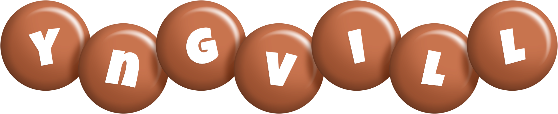 Yngvill candy-brown logo